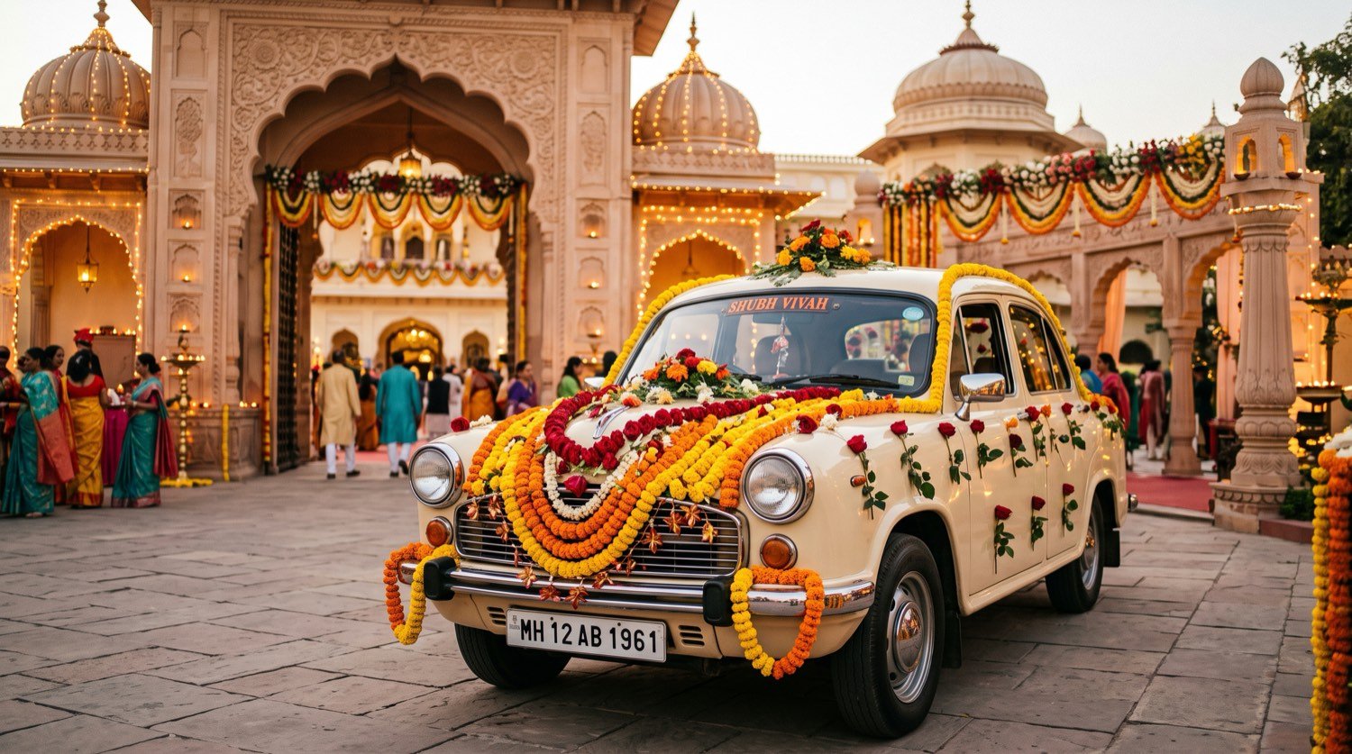 Decorated Vintage Car